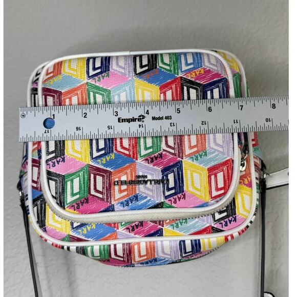 Karl Lagerfeld Valette Multicolored Crossbody Handbag - Picture 8 of 11